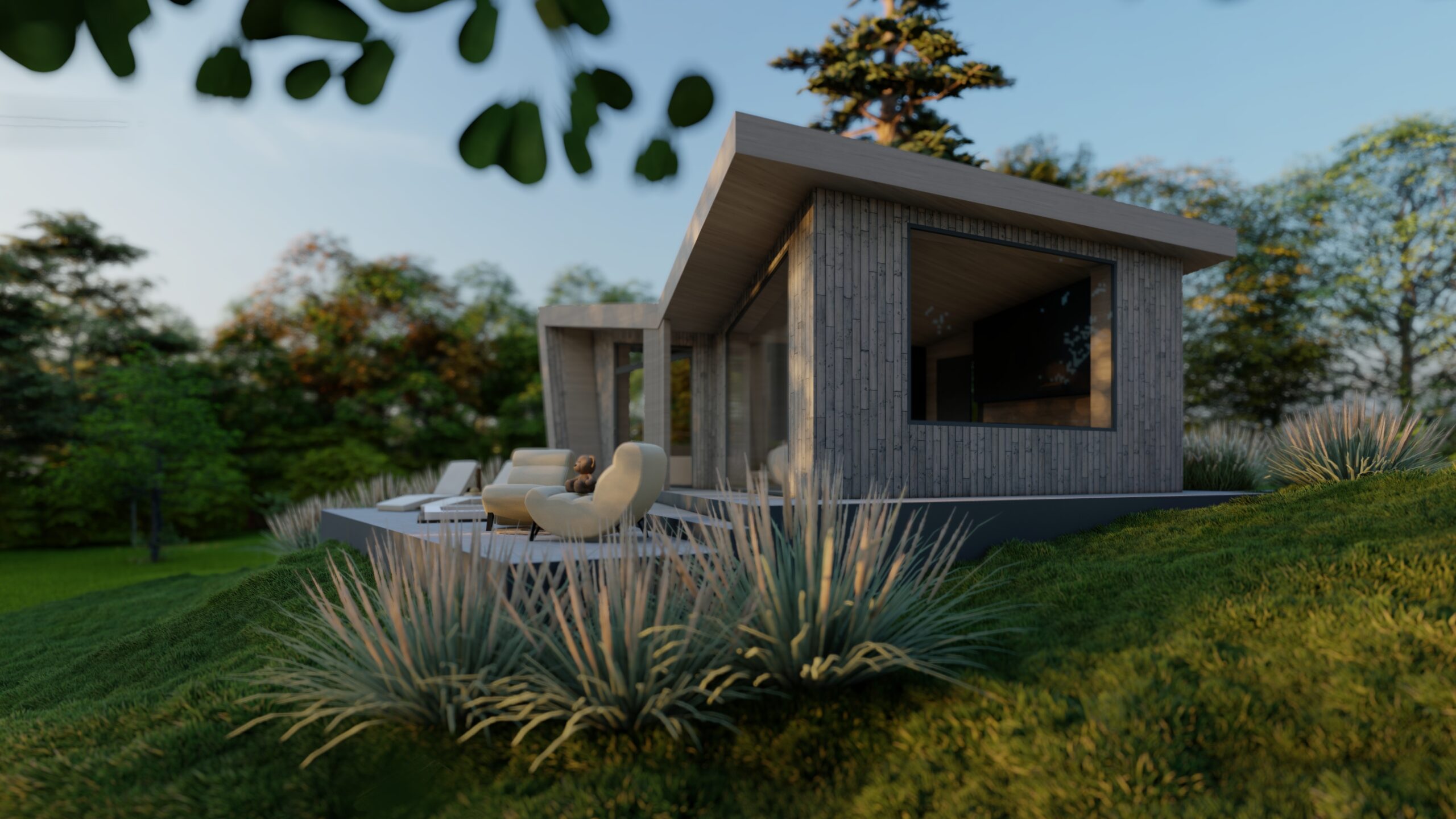 Balatonalmádi – Premium Cabin House – Renderings 3