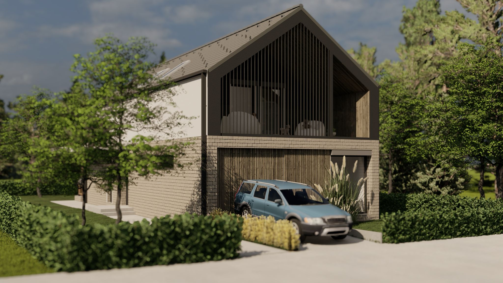 Budapest – Premium Family Home with CLT Structure – Renderings 1