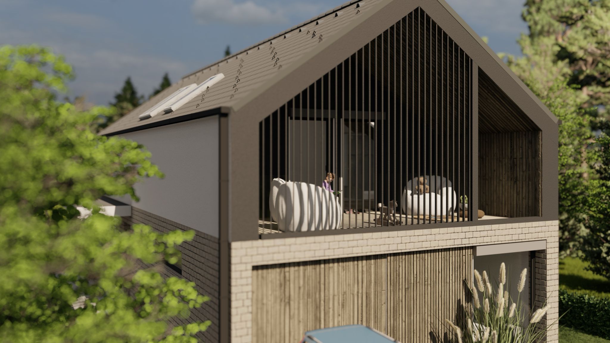 Budapest – Premium Family Home with CLT Structure – Renderings 3