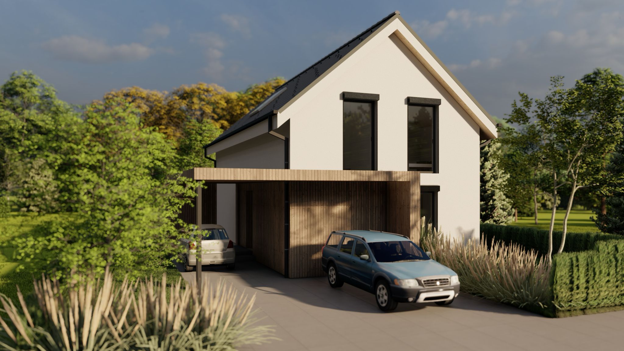 Budapest – Premium Family Home with CLT Structure – Renderings 4