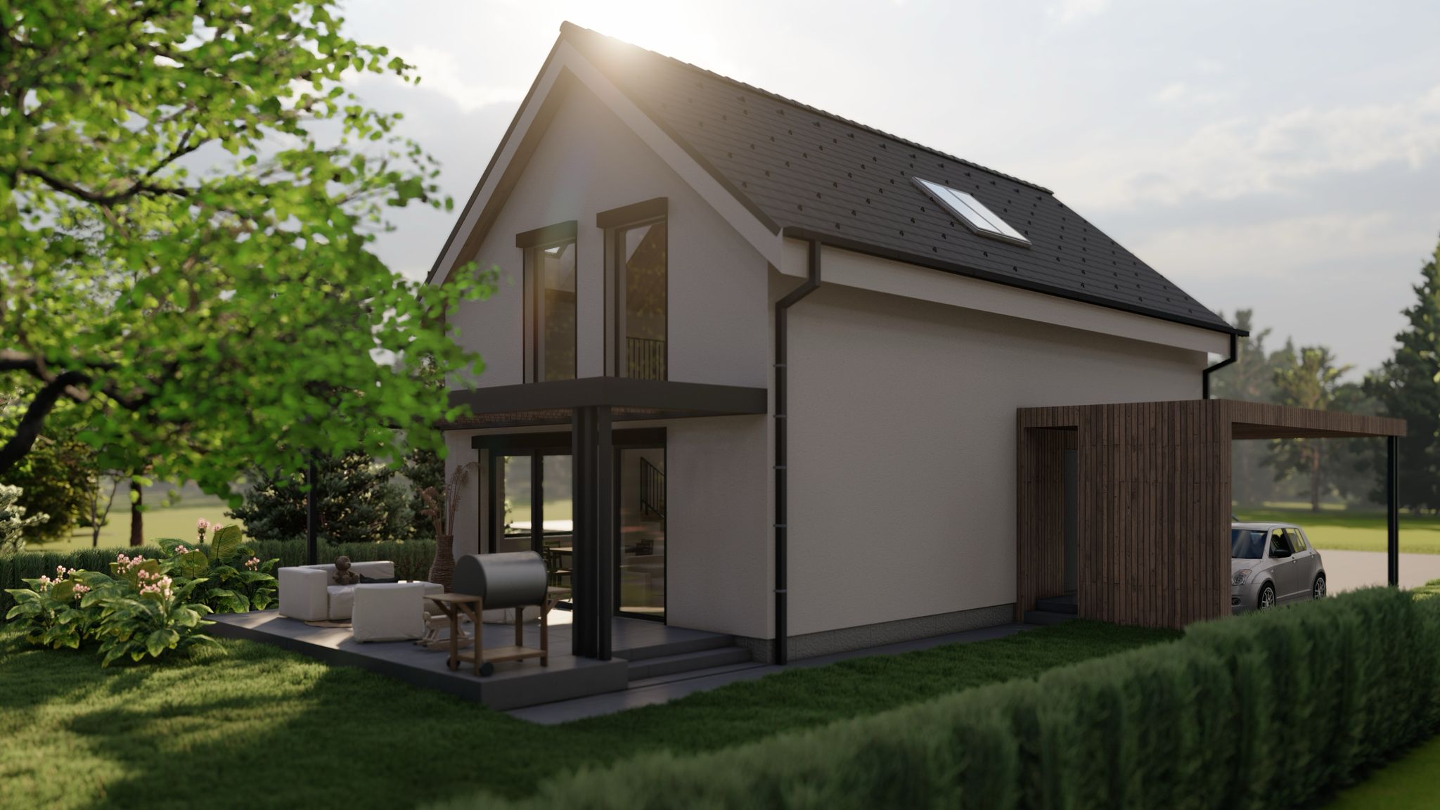 Budapest – Premium Family Home with CLT Structure – Renderings 5