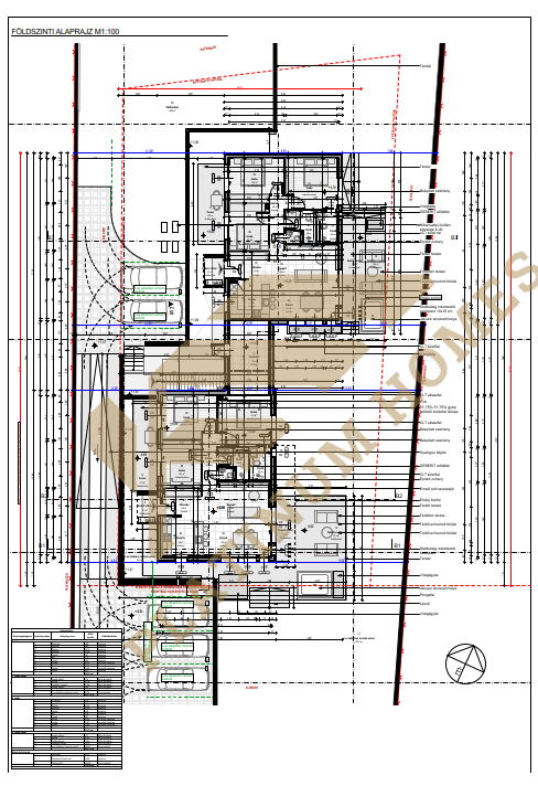 Balatonalmádi – Premium-Mehrfamilienhaus mit 4 Einheiten – Grundrisse 2